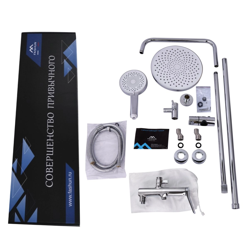 Душевая система Savol с изливом Хром глянцевый A2486 Душевая система Savol с изливом Хром глянцевый A2486 — изображение 2