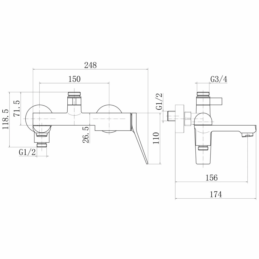 Душевая система Savol с изливом Хром глянцевый A2486 Душевая система Savol с изливом Хром глянцевый A2486 — изображение 3