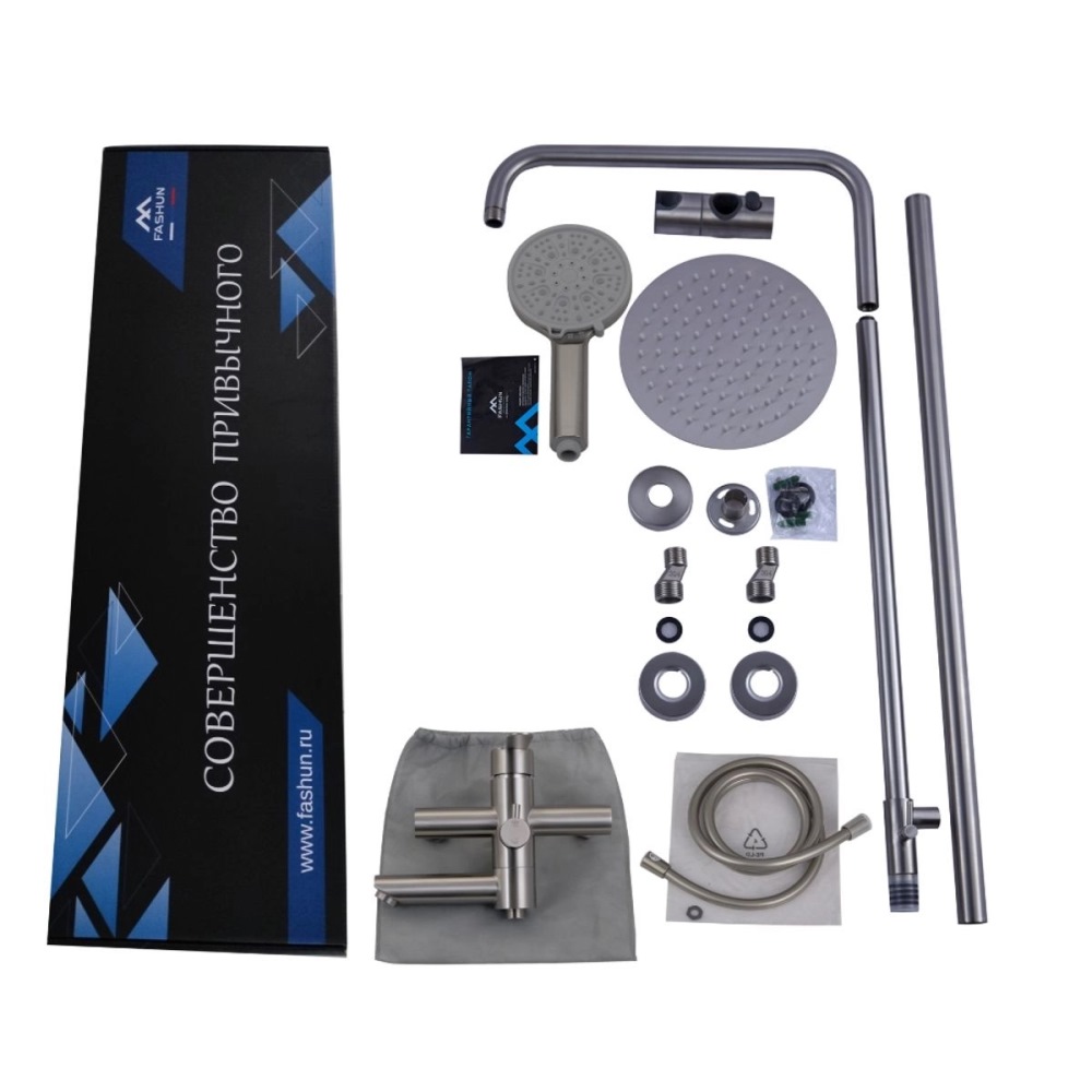 Душевая система Fashun A52 с изливом Сатин A52401N-1 Душевая система Fashun A52 с изливом Сатин A52401N-1 — изображение 2