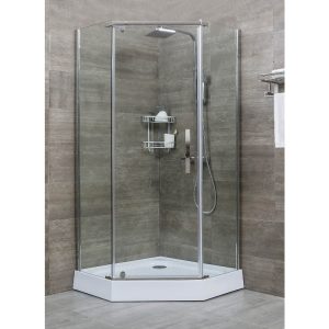 Душевой уголок Alex Baitler AB215 90х90 Хром / Прозрачное AB215-90