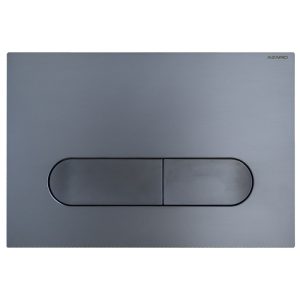 Клавиша смыва Azario New  Оружейная сталь AZ-004.08