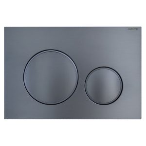 Клавиша смыва Azario New  Оружейная сталь AZ-017.08