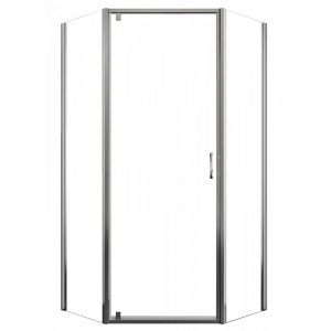 Душевой уголок Azario Dallas 100х100 Хром / Прозрачное AZ-112P 100*100