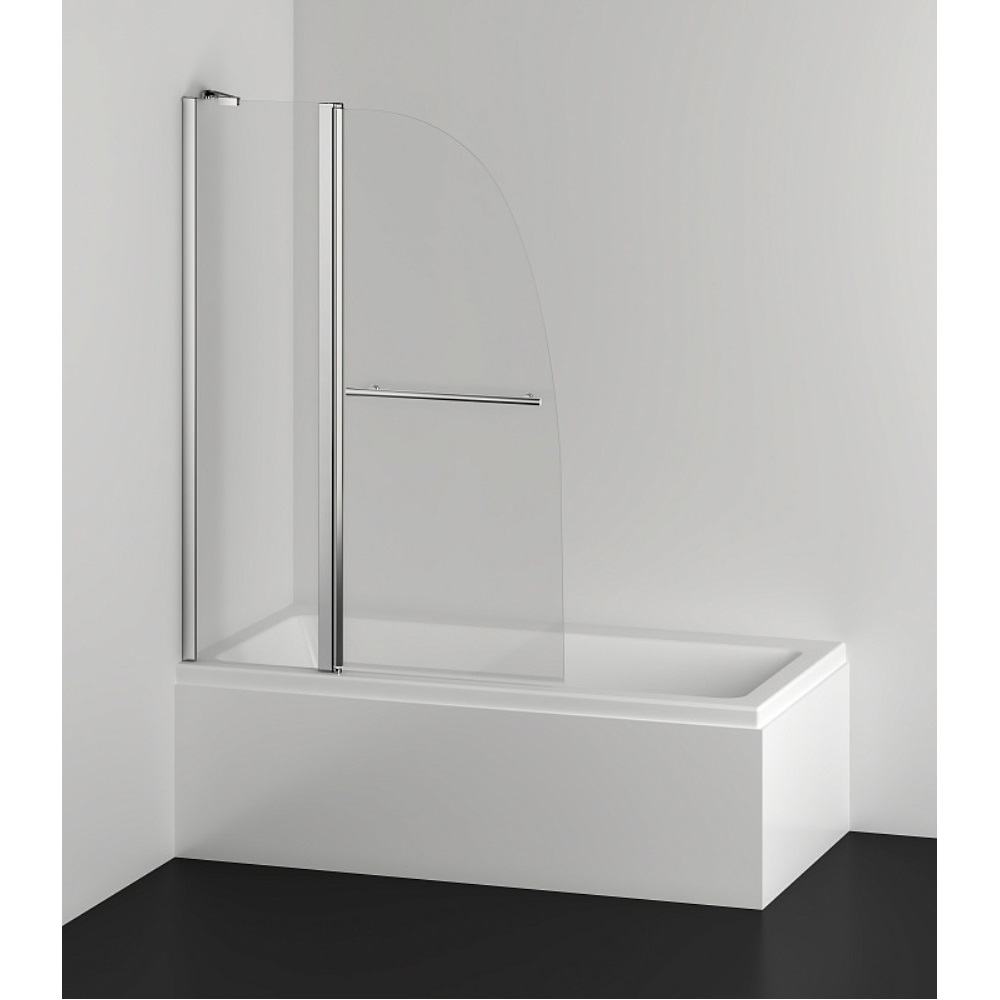 Шторка для ванны Azario Boston 100 Хром / Прозрачное AZ-142TB Шторка для ванны Azario Boston 100 Хром / Прозрачное AZ-142TB — изображение 2