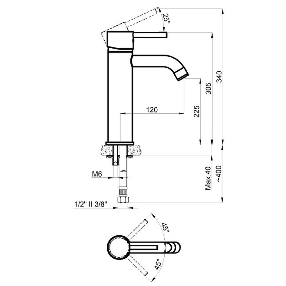 Смеситель для раковины Azario Tasco Хром глянцевый AZ-15164551 Смеситель для раковины Azario Tasco Хром глянцевый AZ-15164551 — изображение 2