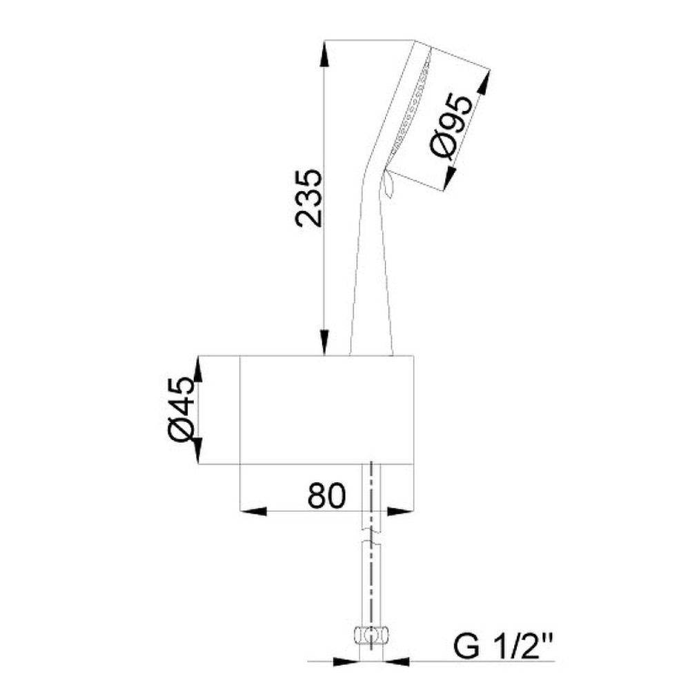 Душевой комплект Azario Nevo Черный матовый AZ-157860124 Душевой комплект Azario Nevo Черный матовый AZ-157860124 — изображение 2