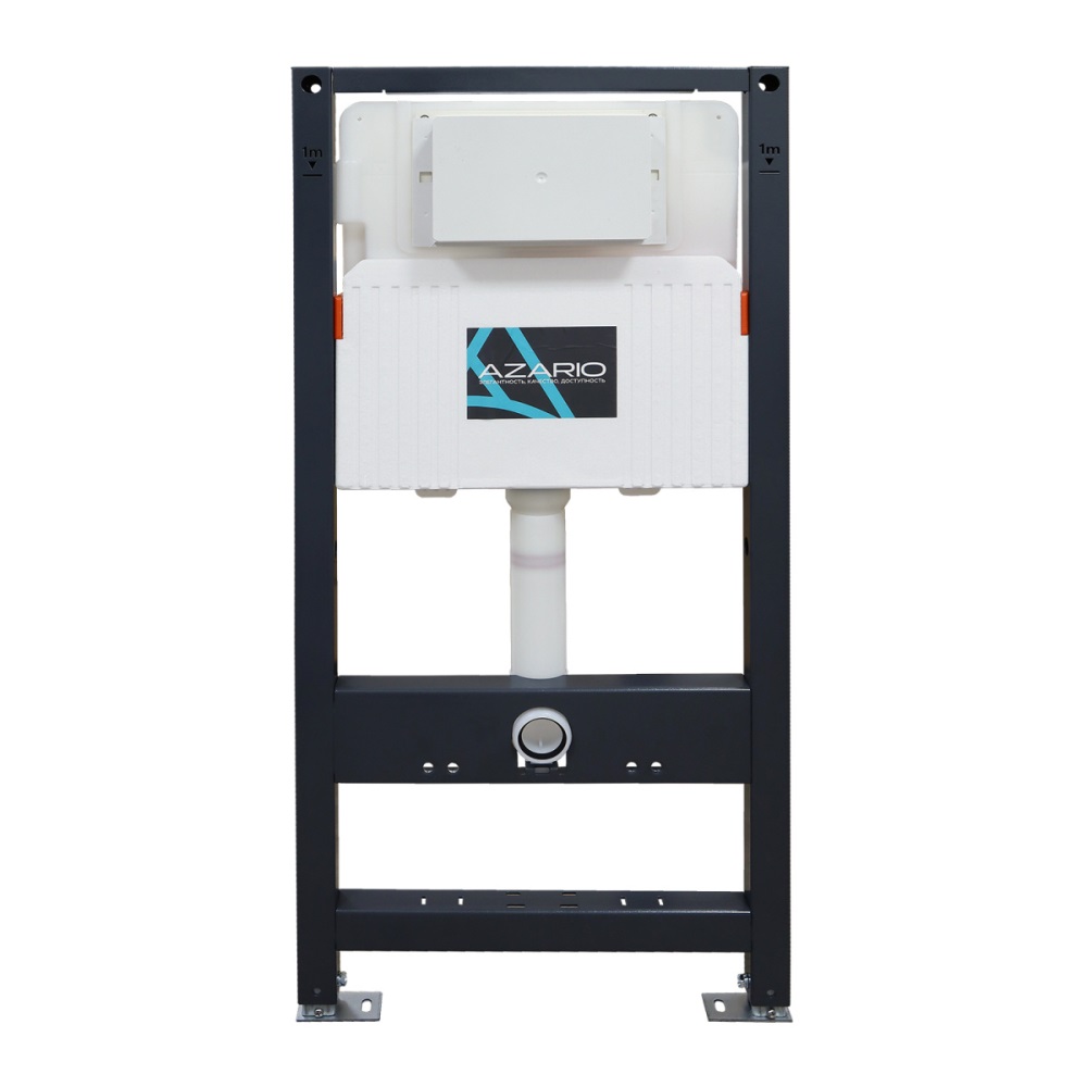 Инсталляция Azario New для скрытого монтажа унитаза с возможностью подключения безконтактной клавиши смыва AZ-510A Инсталляция Azario New для скрытого монтажа унитаза с возможностью подключения безконтактной клавиши смыва AZ-510A — изображение 2