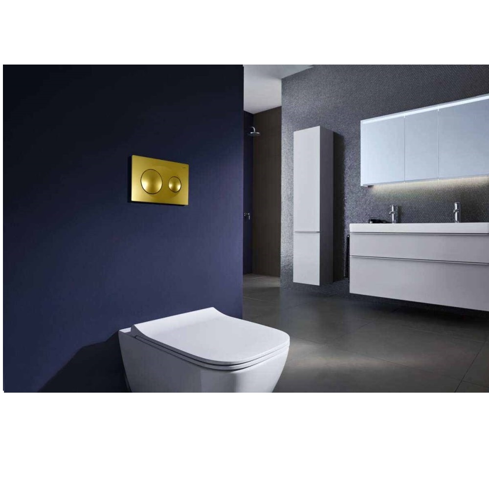 Клавиша смыва Azario AZ-8200 Золото матовое AZ-8200-0014 Клавиша смыва Azario AZ-8200 Золото матовое AZ-8200-0014 — изображение 2