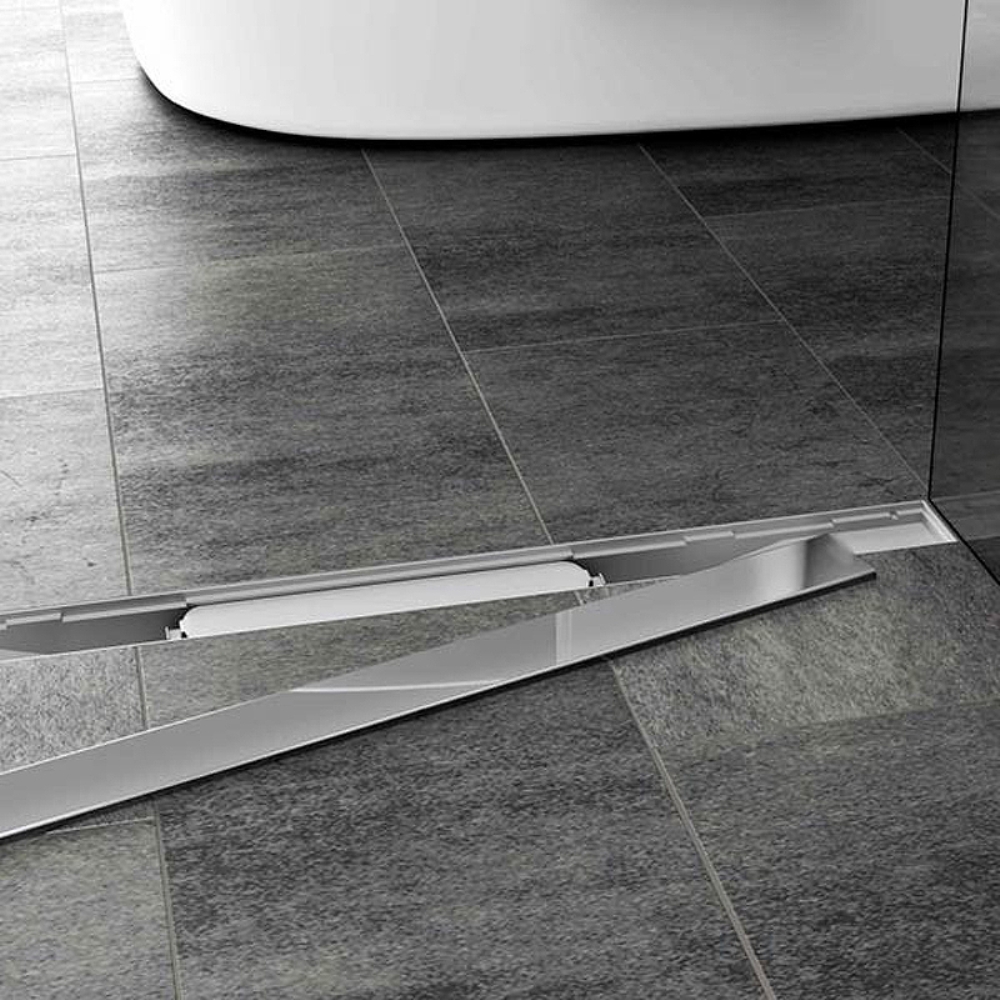 Душевой лоток Azario Klasik 85 c рамкой Хром AZ-CH 850 KN Душевой лоток Azario Klasik 85 c рамкой Хром AZ-CH 850 KN — изображение 2