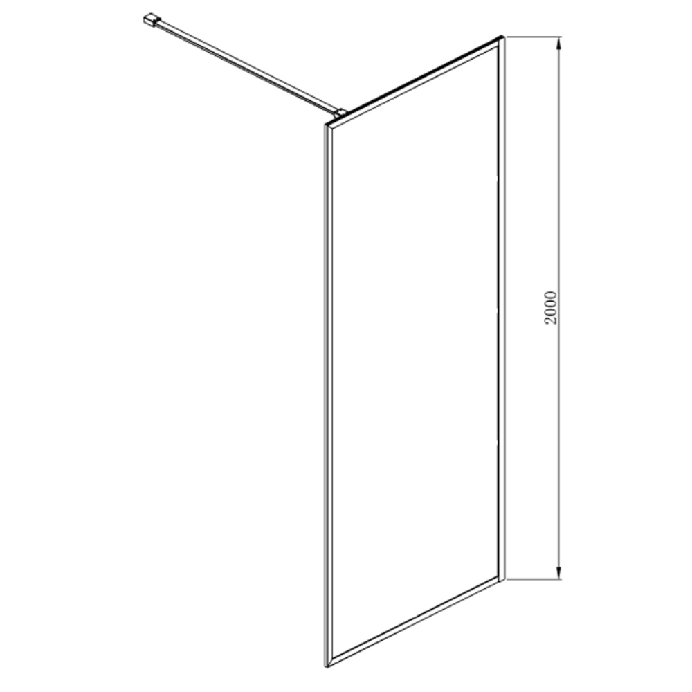 Душевая перегородка Azario Richmond 70 Хром / Прозрачное AZ-NAG6310 700 Душевая перегородка Azario Richmond 70 Хром / Прозрачное AZ-NAG6310 700 — изображение 3