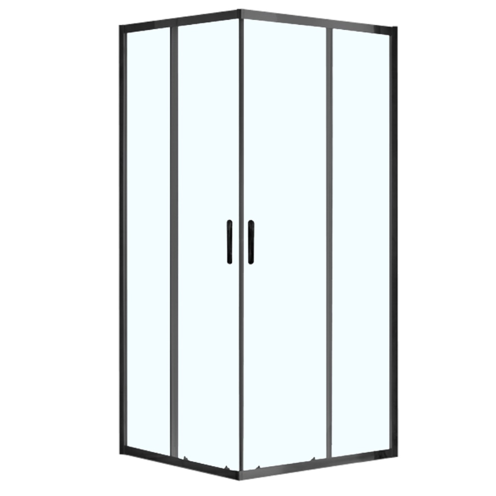 Душевой уголок Azario Milton 100х100 Черный / Прозрачное AZ-ND1142 1000 Black Душевой уголок Azario Milton 100х100 Черный / Прозрачное AZ-ND1142 1000 Black