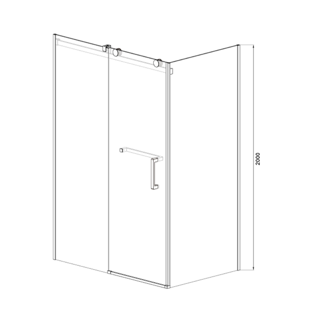 Душевой уголок Azario Vancouver 120х80 левый Хром / Прозрачное AZ-NKF1131 L 800 Душевой уголок Azario Vancouver 120х80 левый Хром / Прозрачное AZ-NKF1131 L 800 — изображение 3