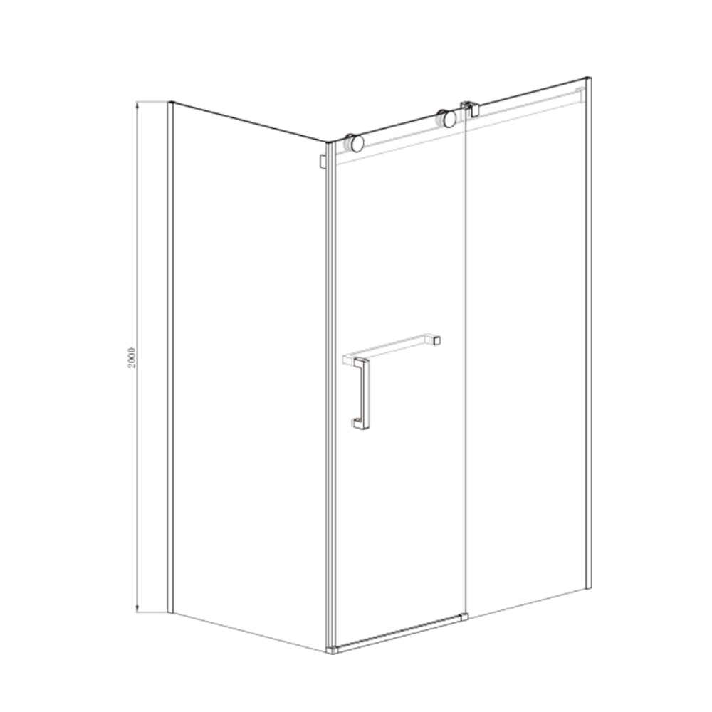 Душевой уголок Azario Vancouver 120х100 правый Хром / Прозрачное AZ-NKF1131R 1000 Душевой уголок Azario Vancouver 120х100 правый Хром / Прозрачное AZ-NKF1131R 1000 — изображение 3