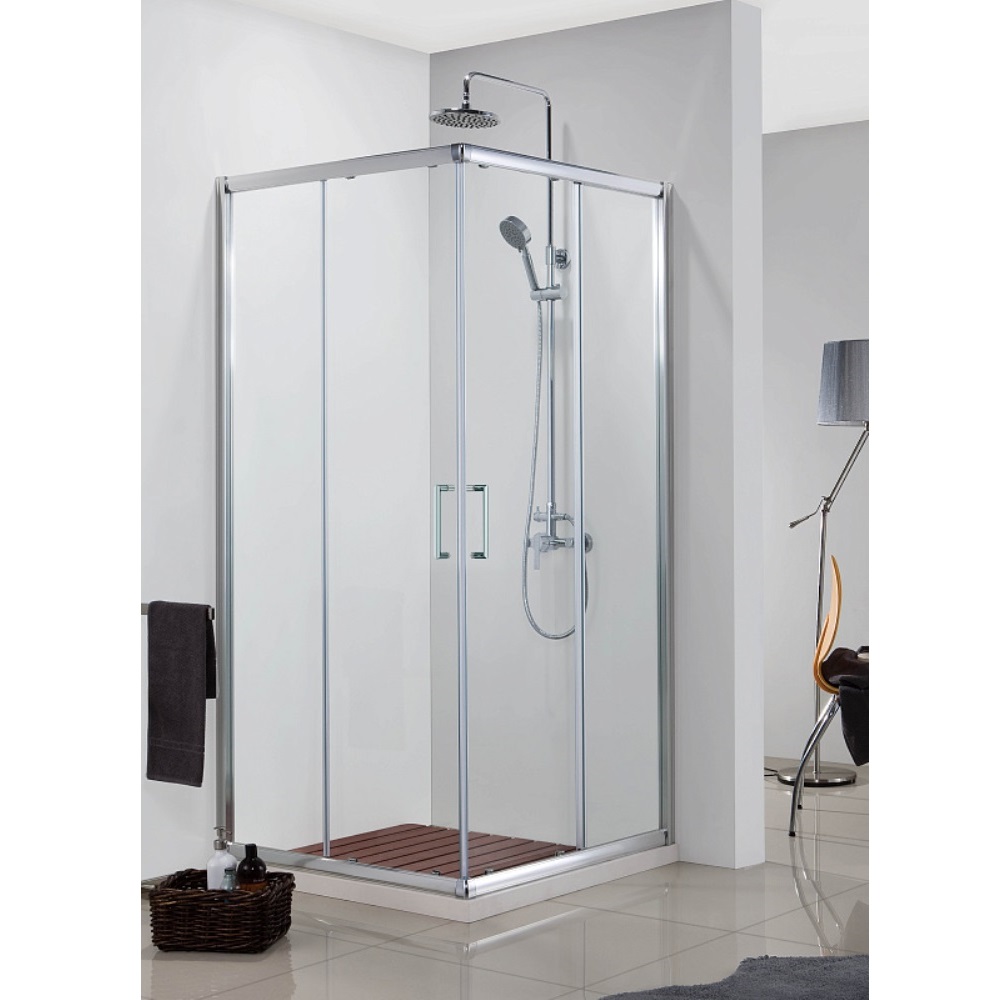 Душевой уголок Azario Greenwood 100х100 Хром / Прозрачное AZ-NNE1142 1000 Душевой уголок Azario Greenwood 100х100 Хром / Прозрачное AZ-NNE1142 1000 — изображение 2