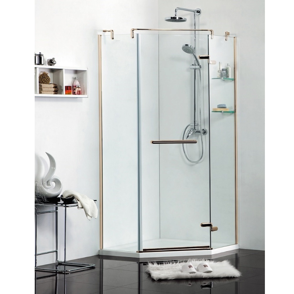 Душевой уголок Azario Montreal 100х100 правый Золото / Прозрачное AZ-NWG3231 1000 R GOLD Душевой уголок Azario Montreal 100х100 правый Золото / Прозрачное AZ-NWG3231 1000 R GOLD — изображение 2