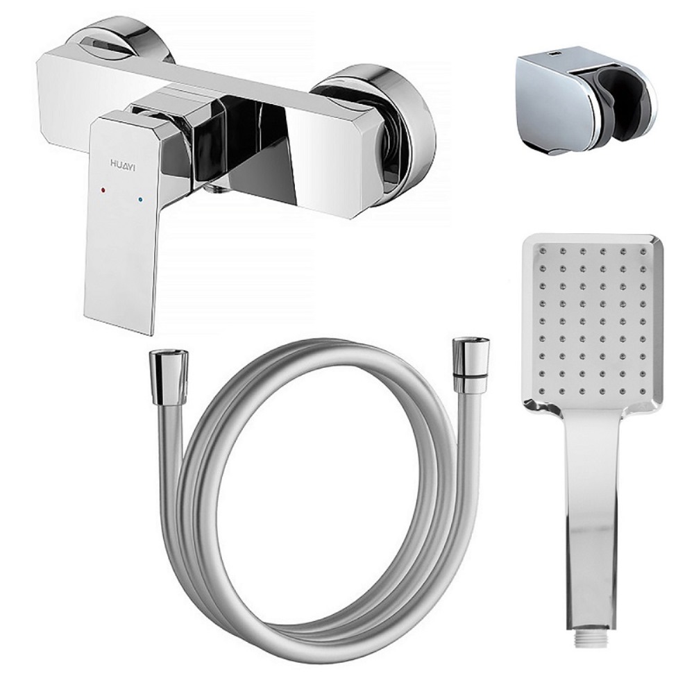 Смеситель для душа Azario Hardcore Хром глянцевый AZ-VKM338277C Смеситель для душа Azario Hardcore Хром глянцевый AZ-VKM338277C