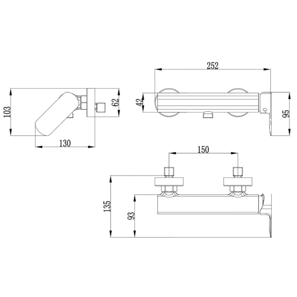 Смеситель для душа Azario Asher Хром глянцевый AZ-VNN338311C Смеситель для душа Azario Asher Хром глянцевый AZ-VNN338311C — изображение 4