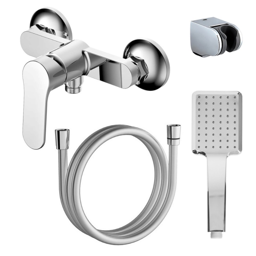 Смеситель для душа Azario Elvis Хром глянцевый AZ-WWK338155C Смеситель для душа Azario Elvis Хром глянцевый AZ-WWK338155C