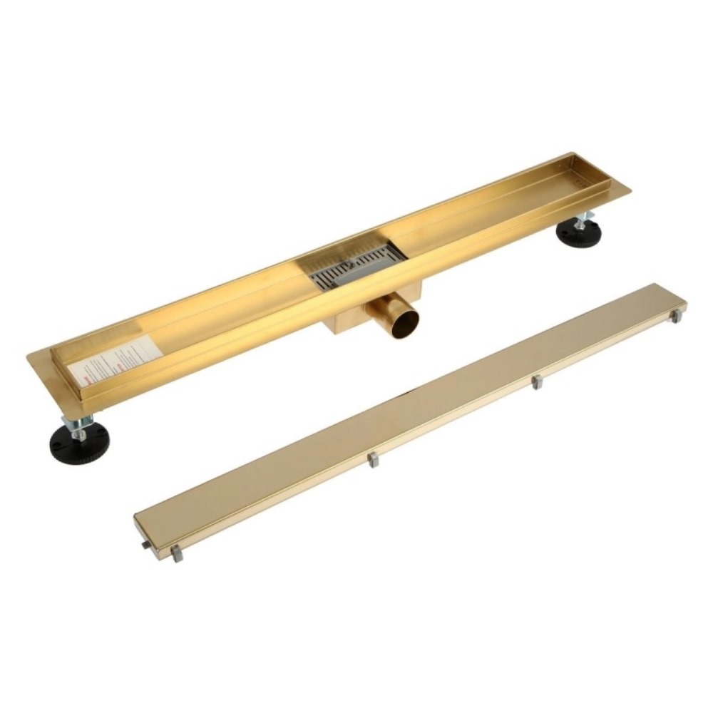 Душевой лоток Tim Bad 50 под плитку Золото матовое BAD485002GP Душевой лоток Tim Bad 50 под плитку Золото матовое BAD485002GP — изображение 2