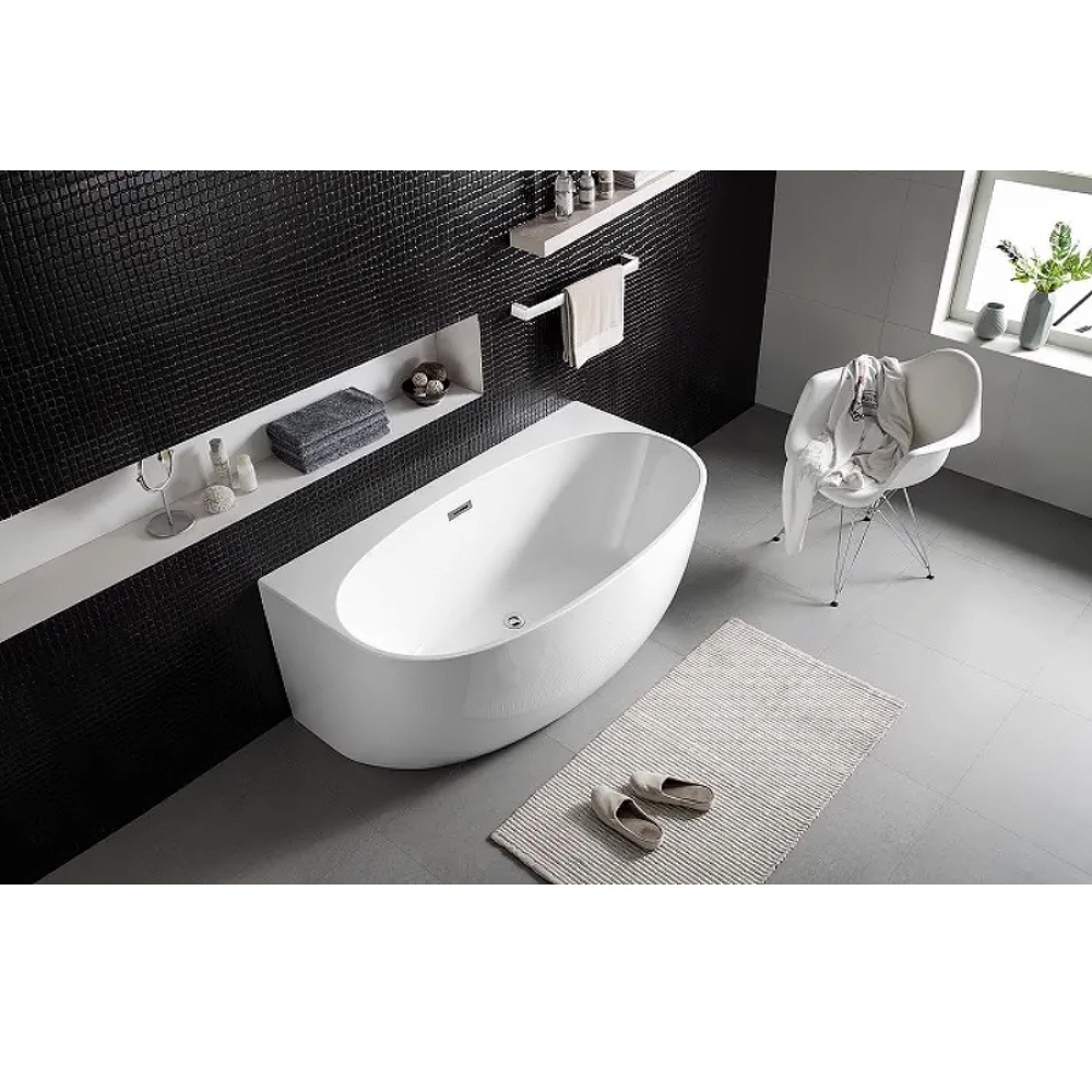 Ванна акриловая Azario Cambridge 169,5х88 в комплекте с сифоном и металлической рамой Белый CAM17289 Ванна акриловая Azario Cambridge 169,5х88 в комплекте с сифоном и металлической рамой Белый CAM17289 — изображение 3