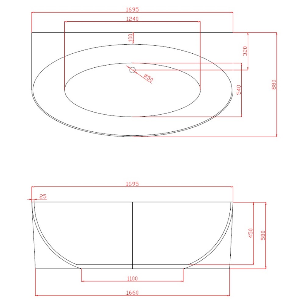 Ванна акриловая Azario Cambridge 169,5х88 в комплекте с сифоном и металлической рамой Белый CAM17289 Ванна акриловая Azario Cambridge 169,5х88 в комплекте с сифоном и металлической рамой Белый CAM17289 — изображение 4