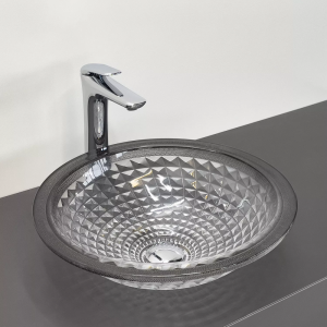 Раковина накладная Comforty 42 Дымчатый CF26016