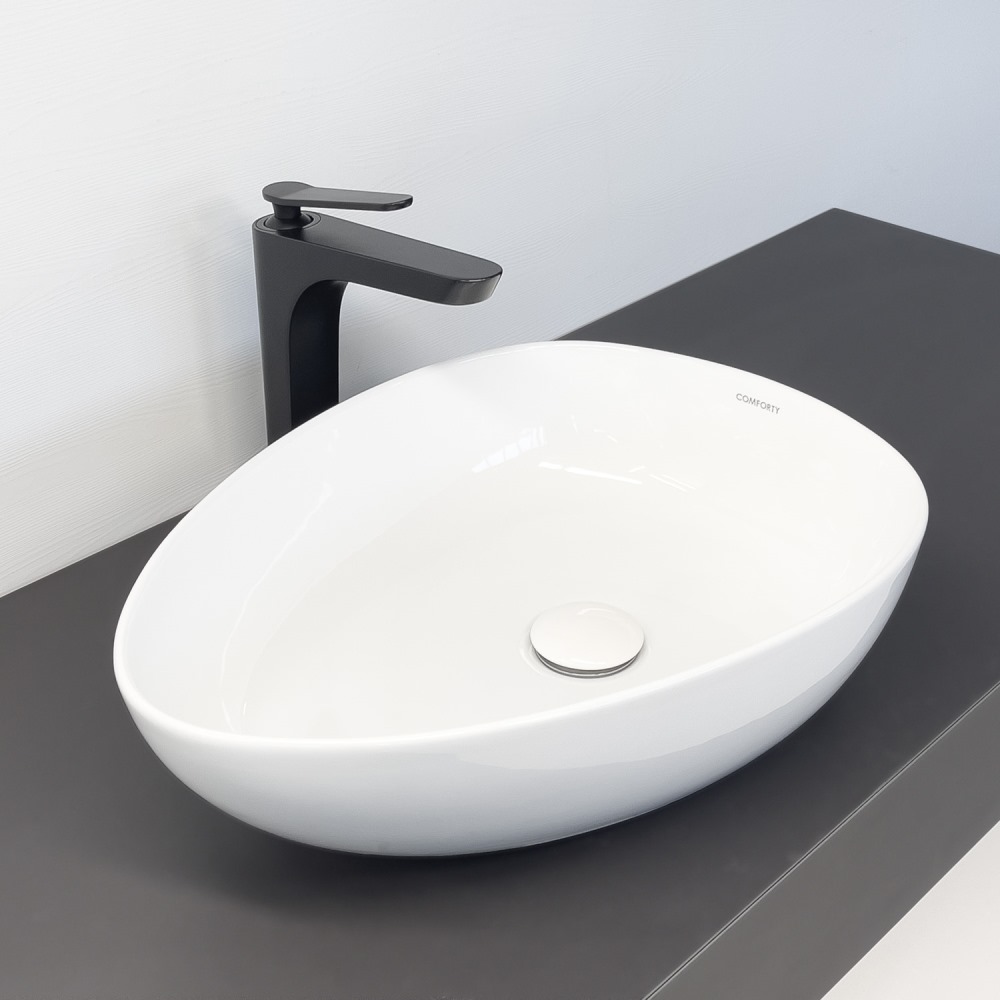 Раковина накладная Comforty 47 Белый глянцевый CF3053 Раковина накладная Comforty 47 Белый глянцевый CF3053