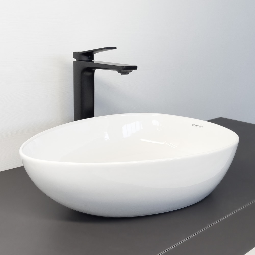 Раковина накладная Comforty 47 Белый глянцевый CF3053 Раковина накладная Comforty 47 Белый глянцевый CF3053 — изображение 2