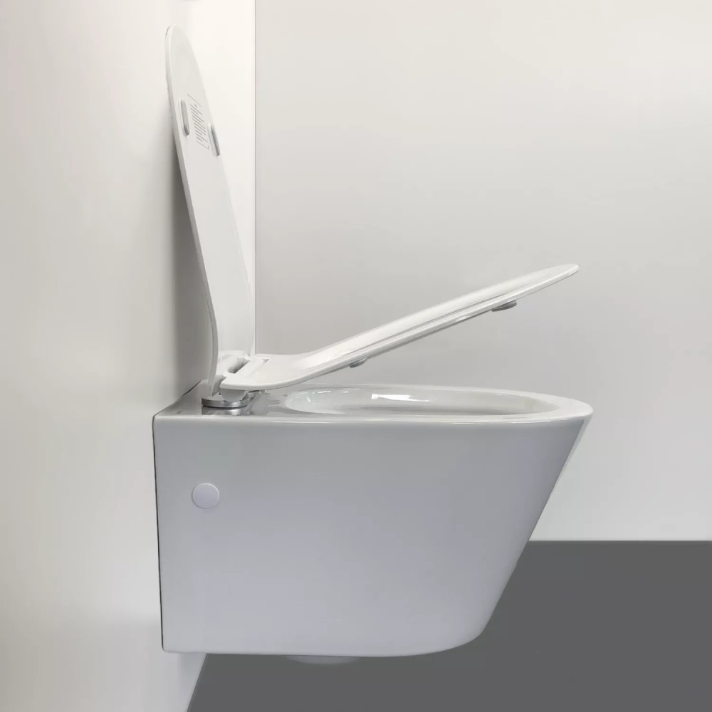 Унитаз подвесной Comforty с крышкой-сиденье Белый глянцевый CF3C797WH Унитаз подвесной Comforty с крышкой-сиденье Белый глянцевый CF3C797WH — изображение 3