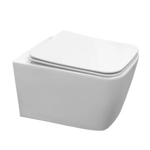 Унитаз подвесной Comforty с крышкой-сиденье Белый глянцевый CF40503