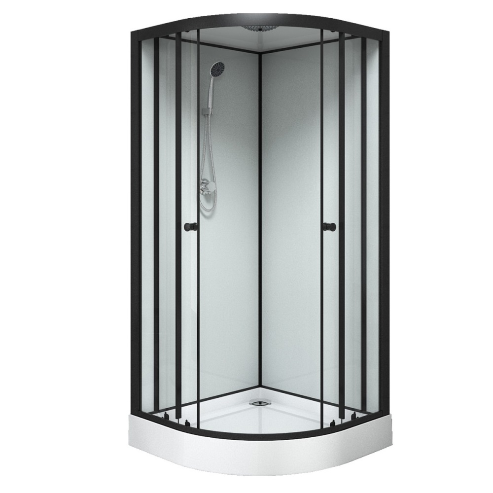 Душевая кабина Loranto Neo 90х90 Черный / Прозрачное CS-22109 Душевая кабина Loranto Neo 90х90 Черный / Прозрачное CS-22109