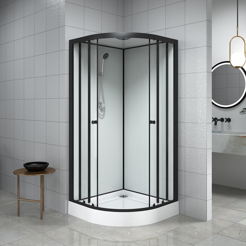 Душевая кабина Loranto Neo 90х90 Черный / Прозрачное CS-22109 Душевая кабина Loranto Neo 90х90 Черный / Прозрачное CS-22109 — изображение 2