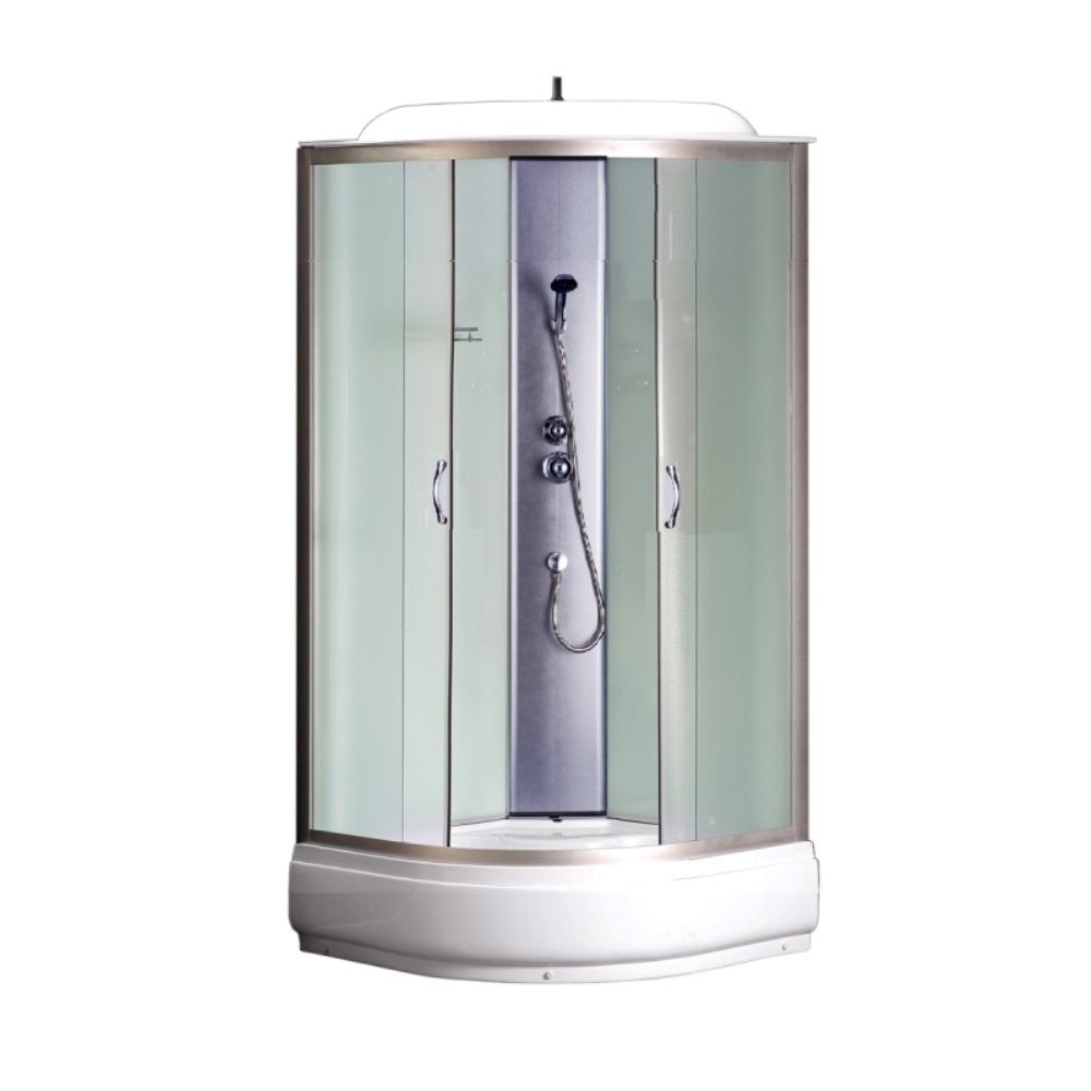 Душевая кабина Loranto Cs 100х100 Хром / Матовое CS-6610-25 F Душевая кабина Loranto Cs 100х100 Хром / Матовое CS-6610-25 F