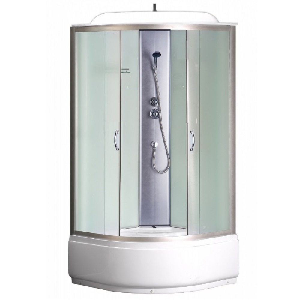 Душевая кабина Loranto Sunway 100х100 Хром / Матовое CS-6610 F, 100*100*215 Душевая кабина Loranto Sunway 100х100 Хром / Матовое CS-6610 F, 100*100*215