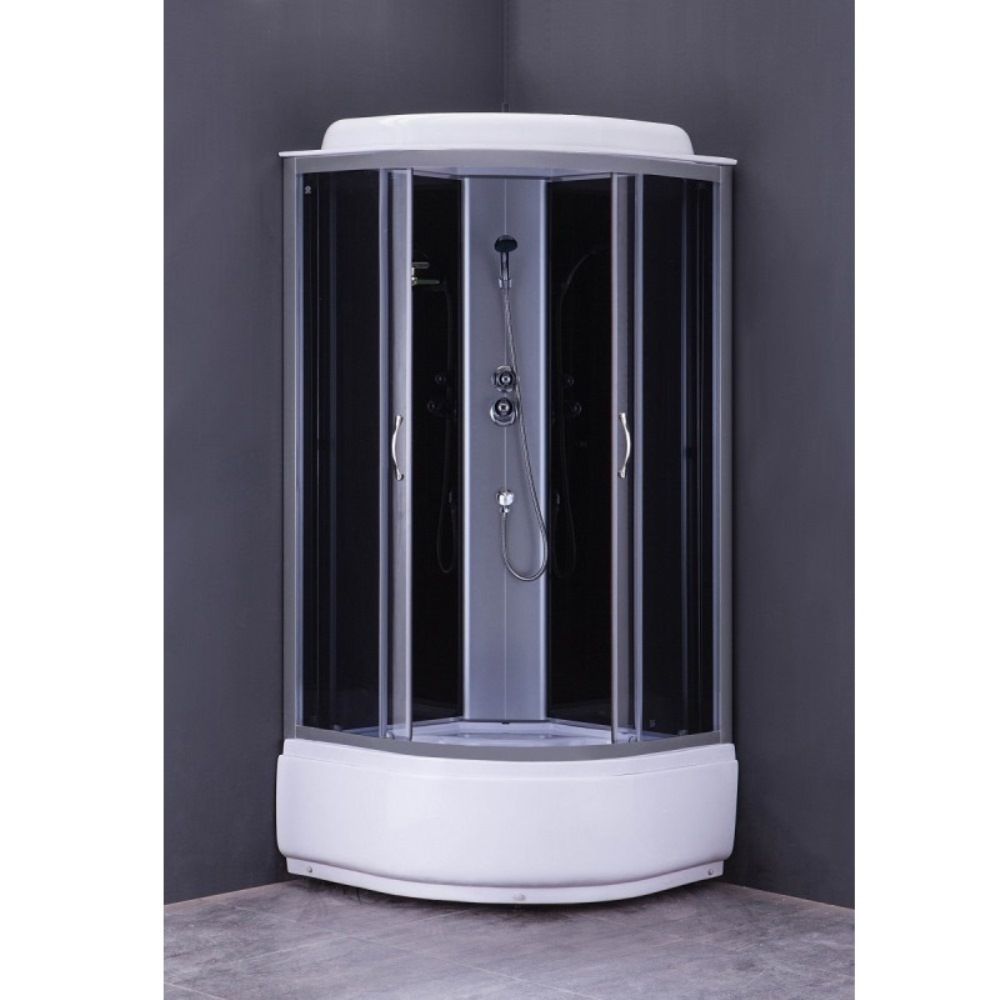 Душевая кабина Loranto Sunway 100х100 Хром / Тонированное CS-6610 G, 100*100*215 Душевая кабина Loranto Sunway 100х100 Хром / Тонированное CS-6610 G, 100*100*215 — изображение 2