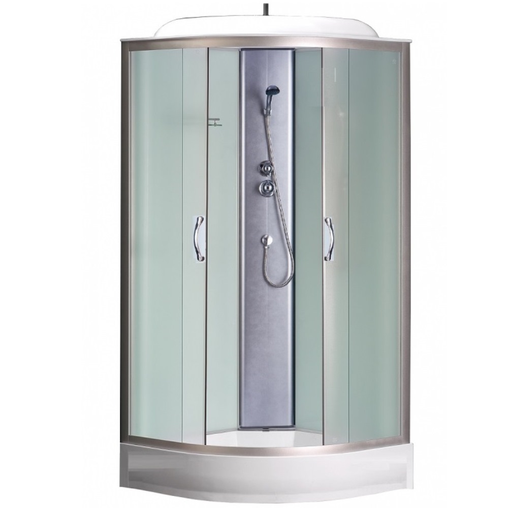 Душевая кабина Loranto Sunway 100х100 Хром / Прозрачное CS-6611 F, 100*100*215 Душевая кабина Loranto Sunway 100х100 Хром / Прозрачное CS-6611 F, 100*100*215