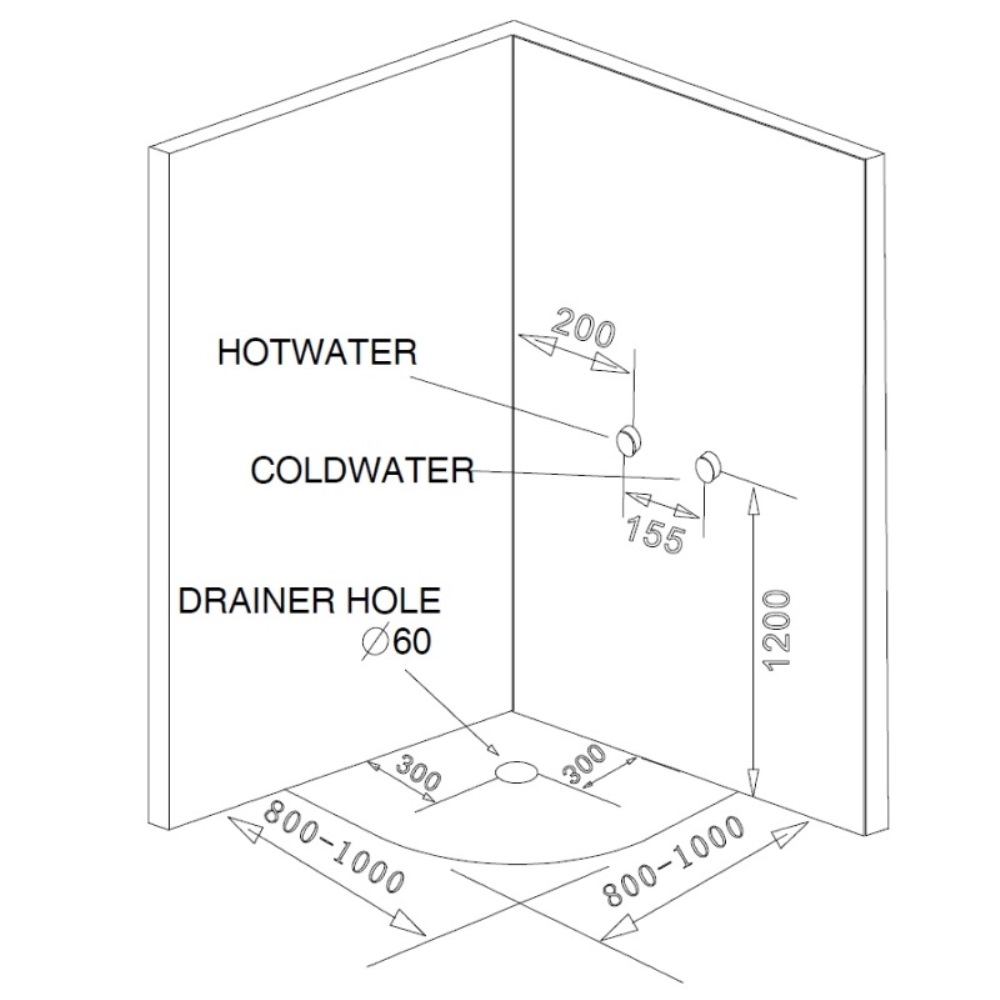 Душевая кабина Loranto Sunway 90х90 Хром / Матовое CS-6690 F, 90*90*215 Душевая кабина Loranto Sunway 90х90 Хром / Матовое CS-6690 F, 90*90*215 — изображение 3