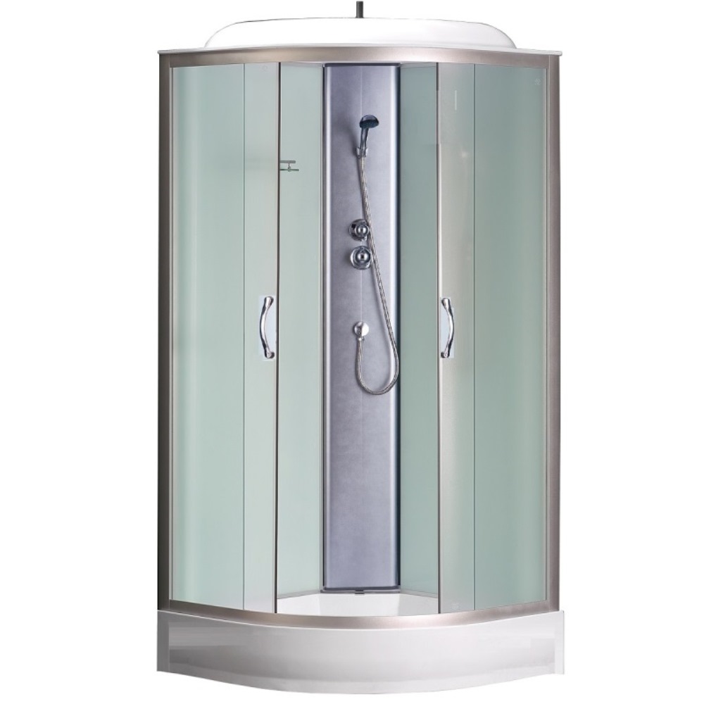 Душевая кабина Loranto Sunway 90х90 Хром / Матовое CS-6691 F, 90*90*215 Душевая кабина Loranto Sunway 90х90 Хром / Матовое CS-6691 F, 90*90*215