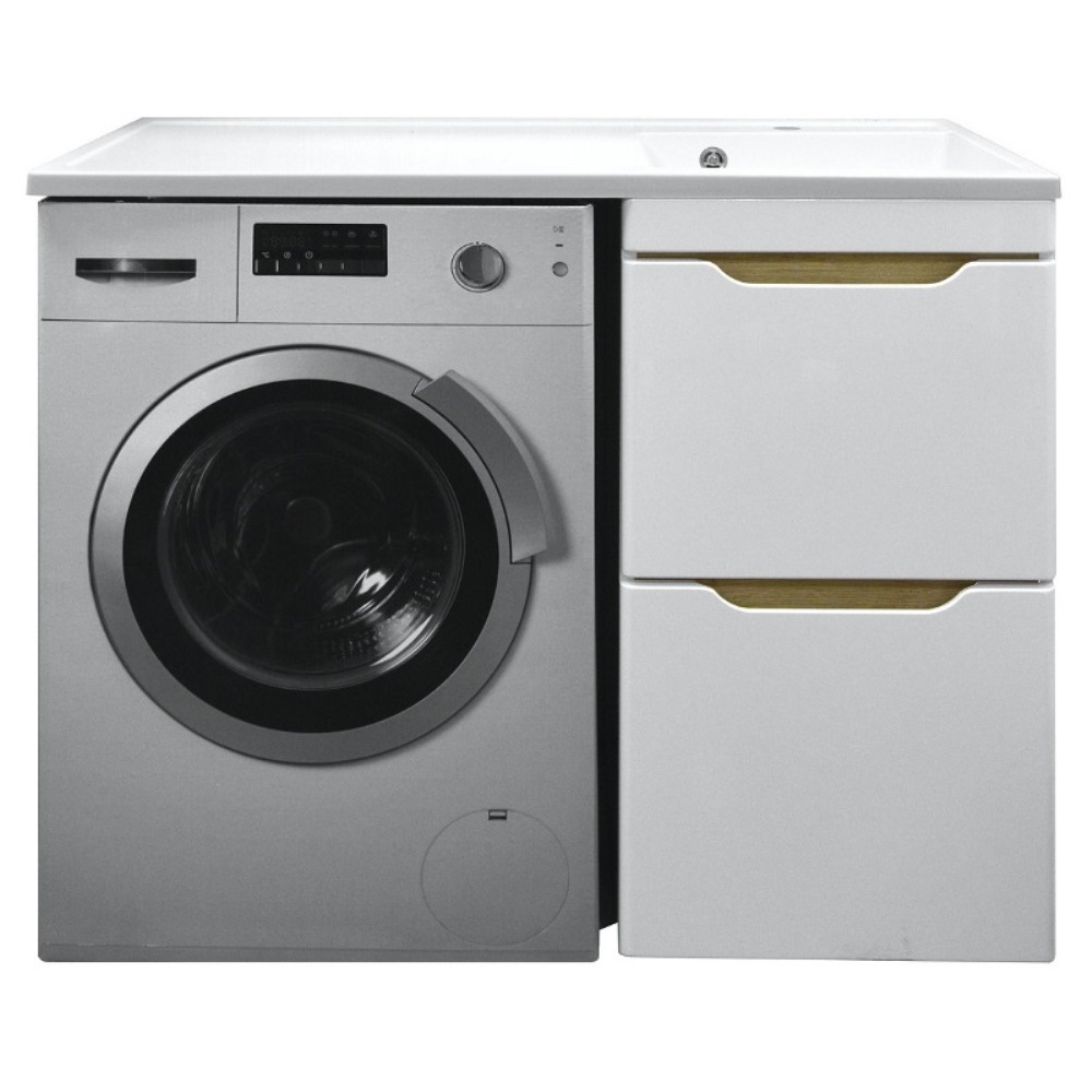 Тумба напольная Azario Magenta 110 правая под стиральную машину с раковиной CS00079140 Тумба напольная Azario Magenta 110 правая под стиральную машину с раковиной CS00079140