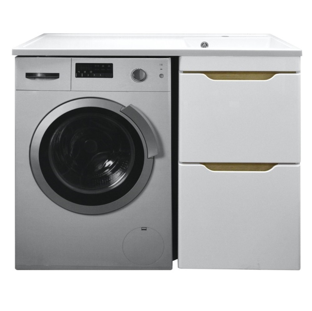 Тумба напольная Azario Magenta 120 правая под стиральную машину с раковиной CS00079141 Тумба напольная Azario Magenta 120 правая под стиральную машину с раковиной CS00079141