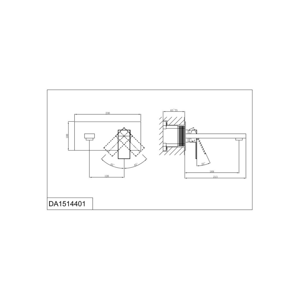Смеситель встраиваемый D&K Bayern.Liszt для раковины Белый матовый DA1514408 Смеситель встраиваемый D&K Bayern.Liszt для раковины Белый матовый DA1514408 — изображение 3