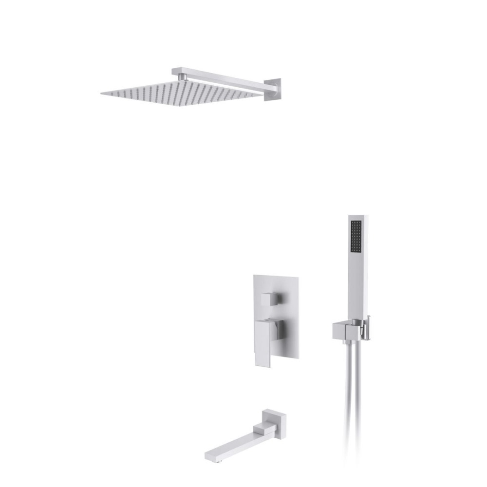 Душевая встройка D&K Bayern.Liszt с изливом Белый матовый DA1515608A04 Душевая встройка D&K Bayern.Liszt с изливом Белый матовый DA1515608A04