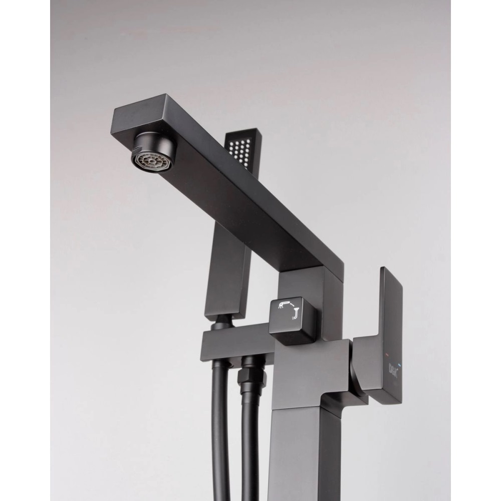 Смеситель напольный D&K Bayern.Liszt Черный матовый DA1516005 Смеситель напольный D&K Bayern.Liszt Черный матовый DA1516005 — изображение 5