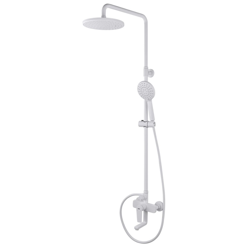 Душевая система D&K Bayern.Furth с изливом Белый DA1523708B18 Душевая система D&K Bayern.Furth с изливом Белый DA1523708B18