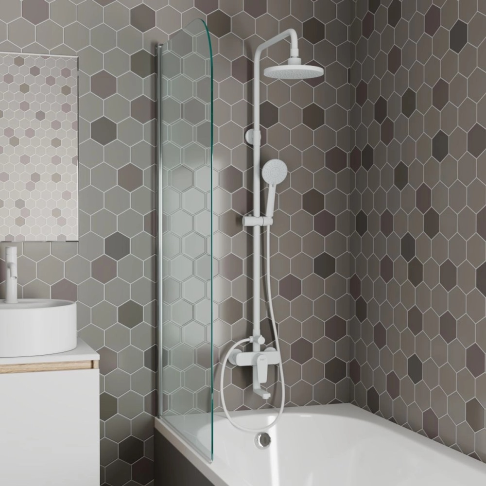 Душевая система D&K Bayern.Furth с изливом Белый DA1523708B18 Душевая система D&K Bayern.Furth с изливом Белый DA1523708B18 — изображение 2