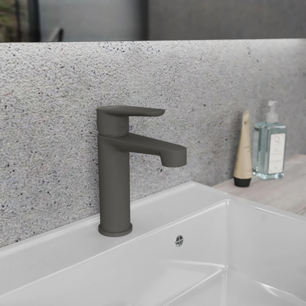 Смеситель для раковины D&K Bayern.Munchen Графит матовый DA1562106 Смеситель для раковины D&K Bayern.Munchen Графит матовый DA1562106 — изображение 2