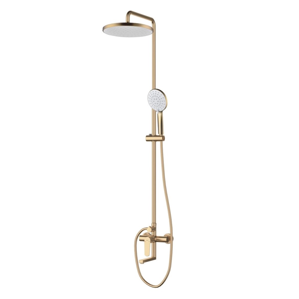 Душевая система D&K Bayern.Munchen с изливом Золото матовое DA1563707B18 Душевая система D&K Bayern.Munchen с изливом Золото матовое DA1563707B18