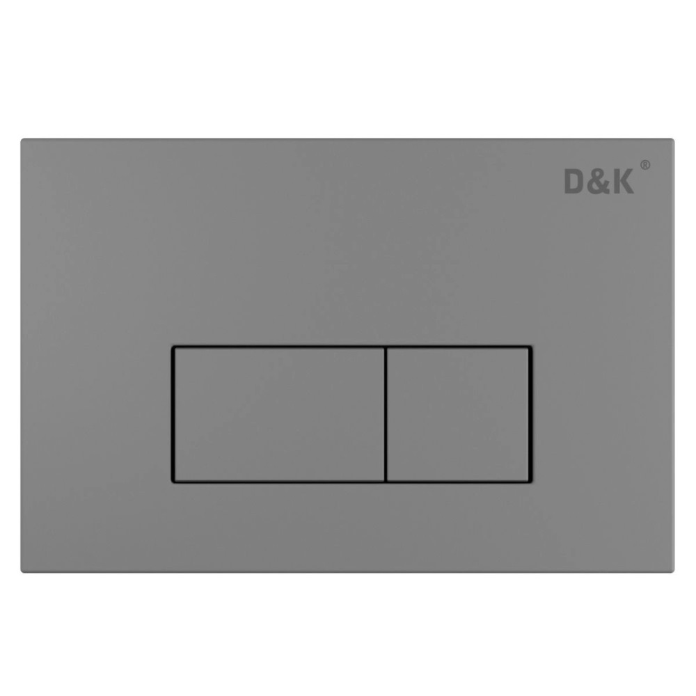 Клавиша смыва D&K Rhein Графит матовый DB1499006 Клавиша смыва D&K Rhein Графит матовый DB1499006