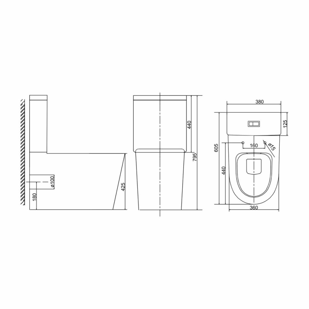 Унитаз-компакт Deep Lake DL-T Белый глянцевый DL-T14 Унитаз-компакт Deep Lake DL-T Белый глянцевый DL-T14 — изображение 3