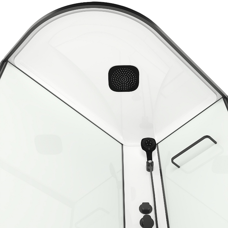 Душевая кабина Domani-Spa Delight Slim 120х80 правая Черный / Прозрачное, Поддон низкий, DS01DS128RLWCl00.Gt-Black Душевая кабина Domani-Spa Delight Slim 120х80 правая Черный / Прозрачное, Поддон низкий, DS01DS128RLWCl00.Gt-Black — изображение 2